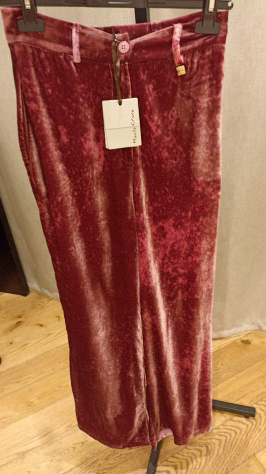 MANILA GRACE PANTALONE BORDEAUX
