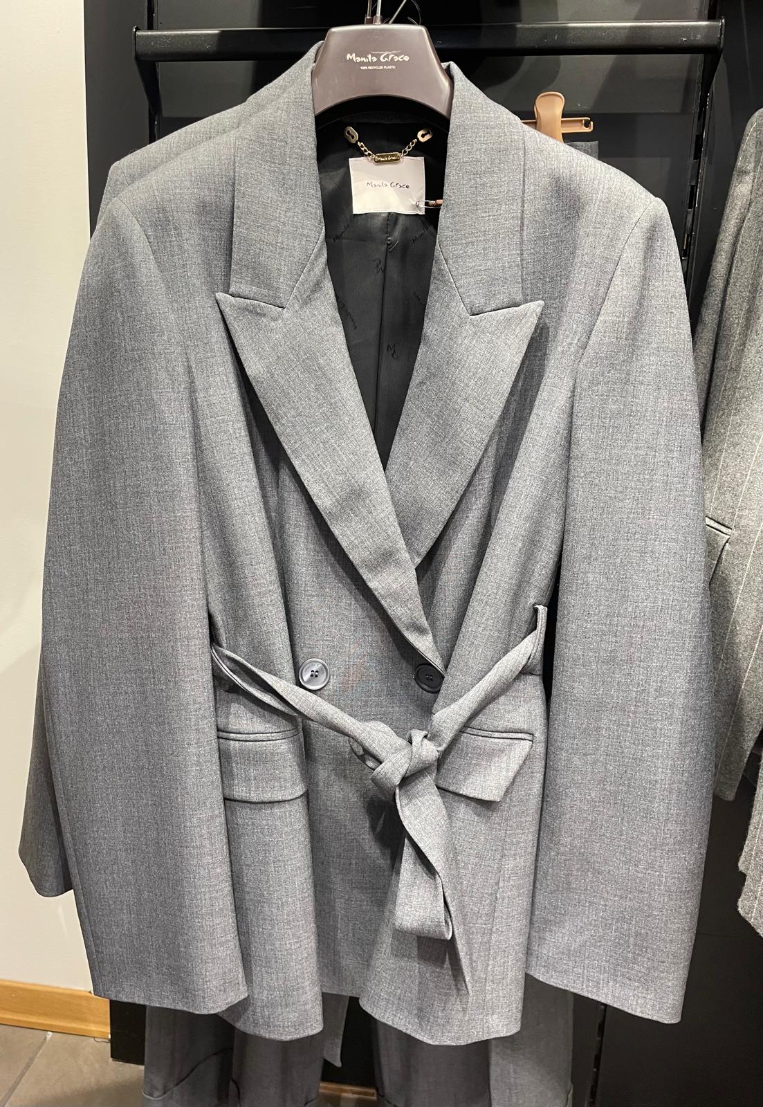 MANILA GRACE DOPPIO PETTO GRIGIO