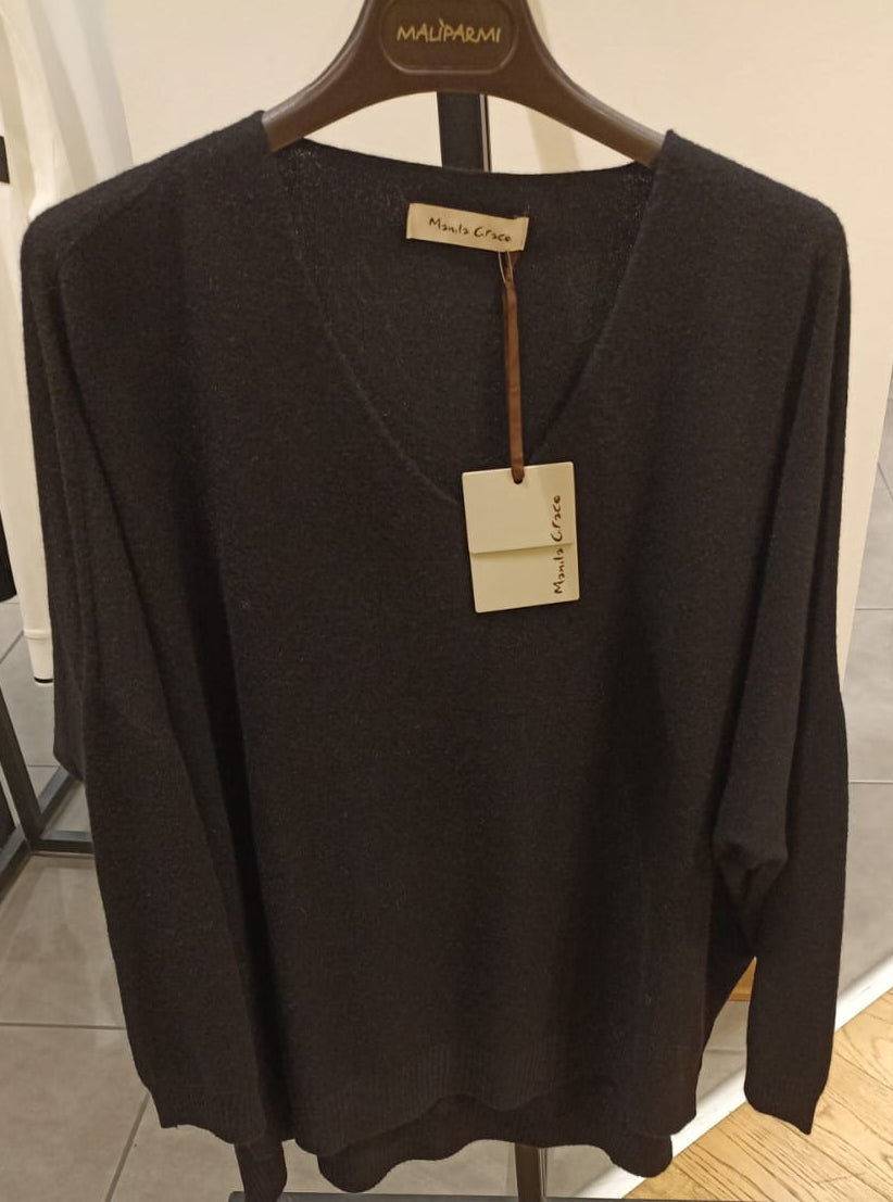 MANILA GRACE PULLOVER NERO