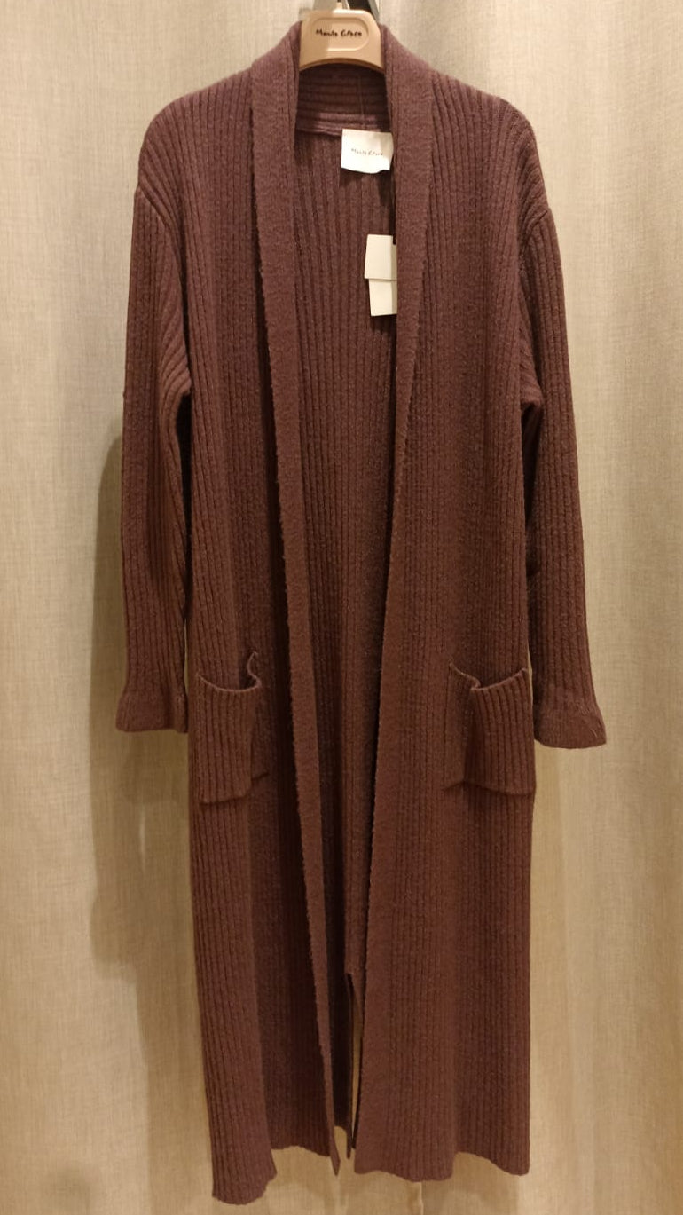 MANILA GRACE CAPPOTTO COSTINE MARRONE