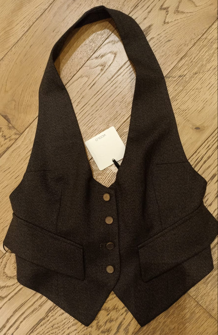 VICOLO GILET MARRONE