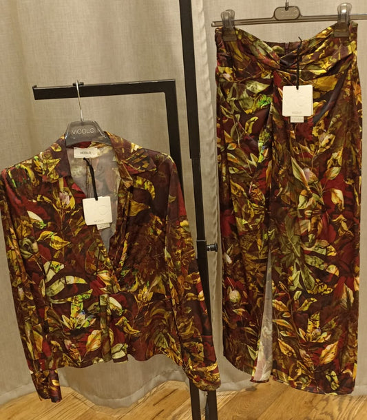 VICOLO BLUSA FIORATA FANTASIA