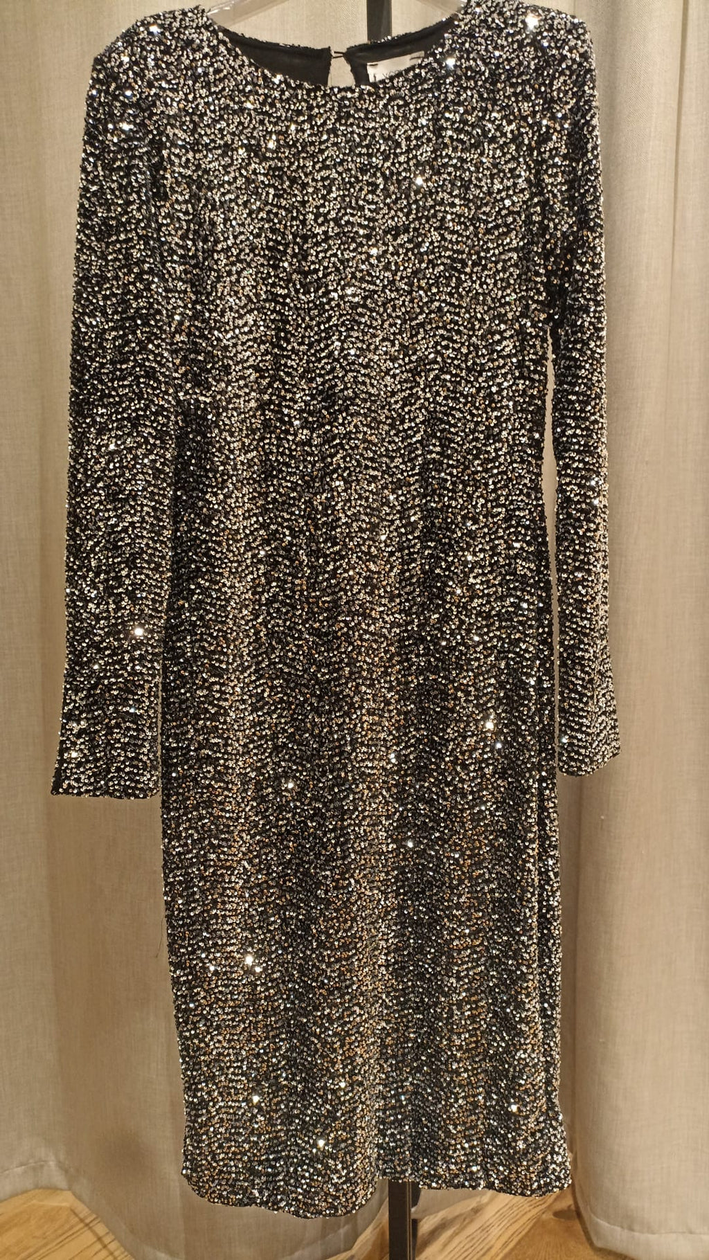 VICOLO ABITO PAILLETTES ARGENTO