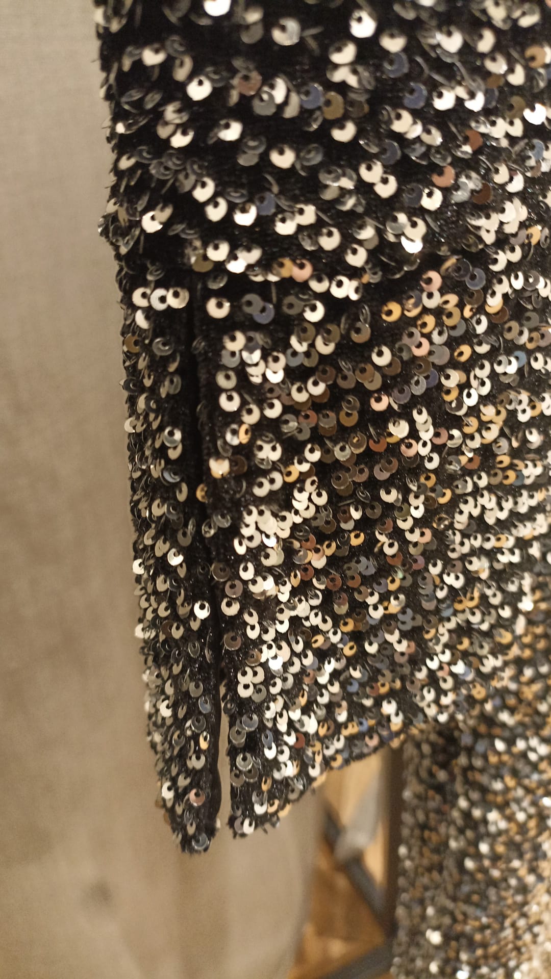 VICOLO ABITO PAILLETTES ARGENTO