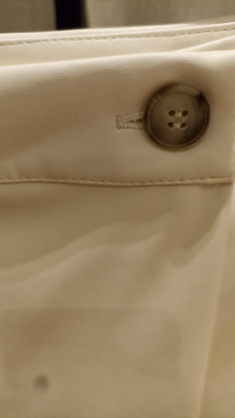 VICOLO GONNA ECOPELLE PANNA