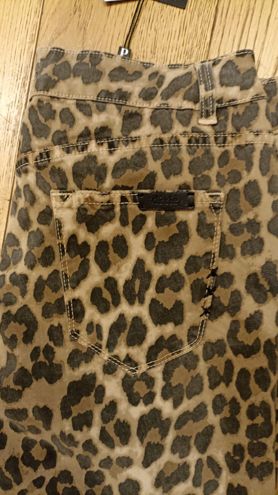 DIXIE PANTALONE MACULATO ANIMALIER