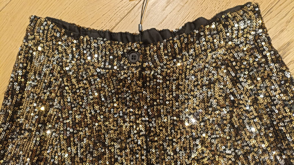 DIXIE GONNA PANTALONE PAILLETTES ORO
