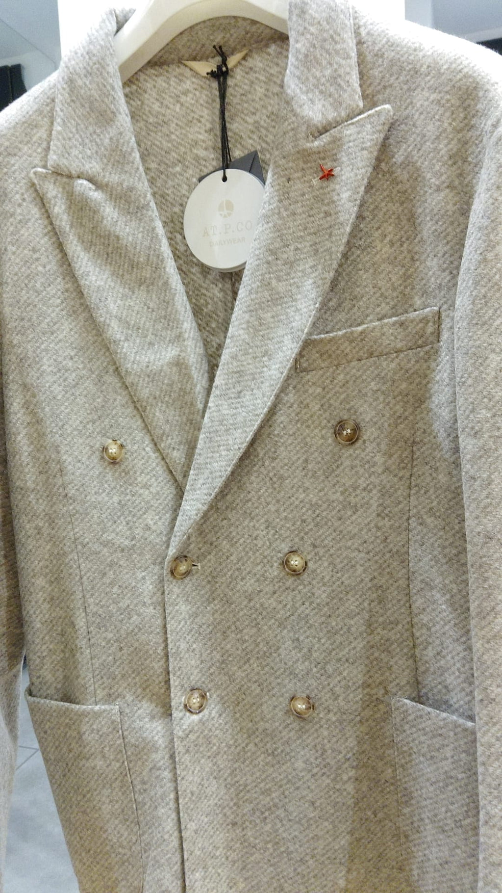 AT.P.CO. GIACCA DOPPIO PETTO SPIGATO
