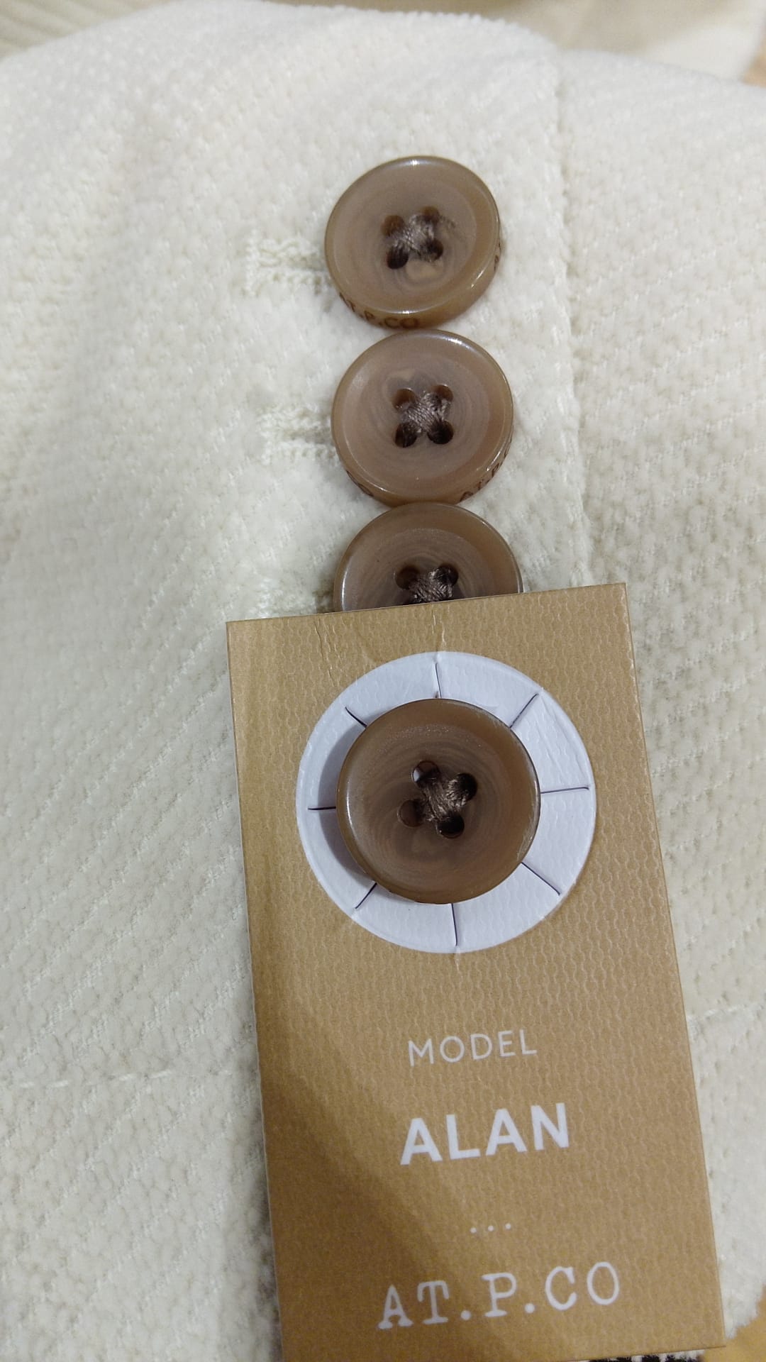 AT.P.CO. GIACCA PANNA