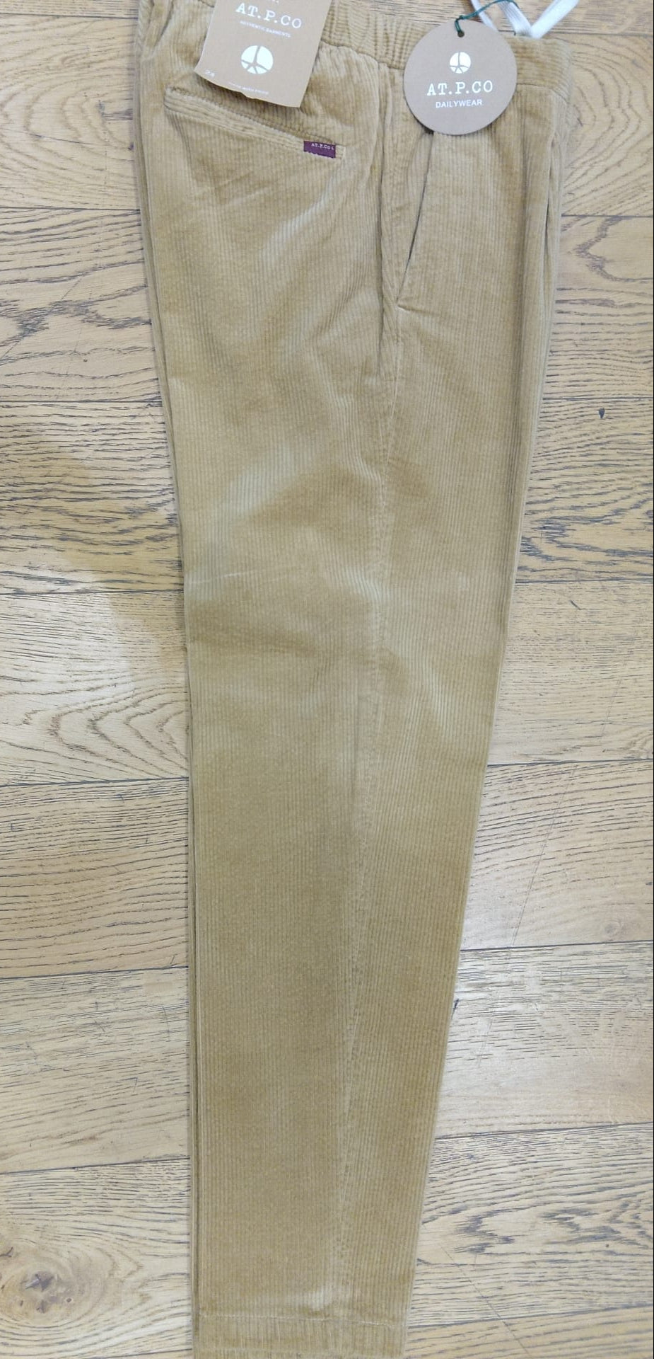 ATPCO PANTALONE COLORE CAMMELLO