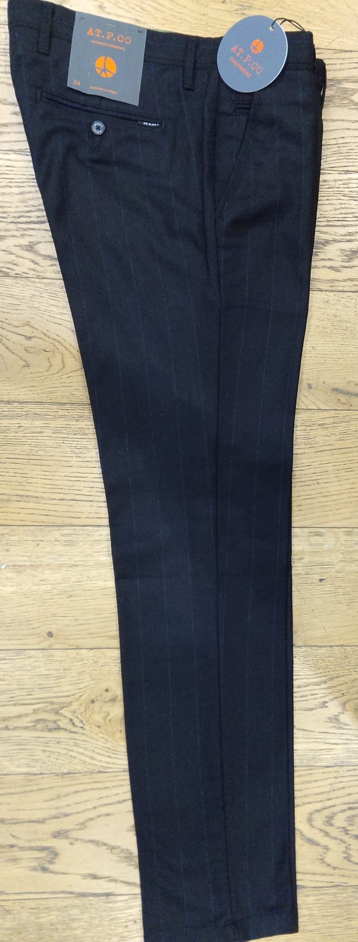 AT.P.CO. PANTALONE LANA RIGHE