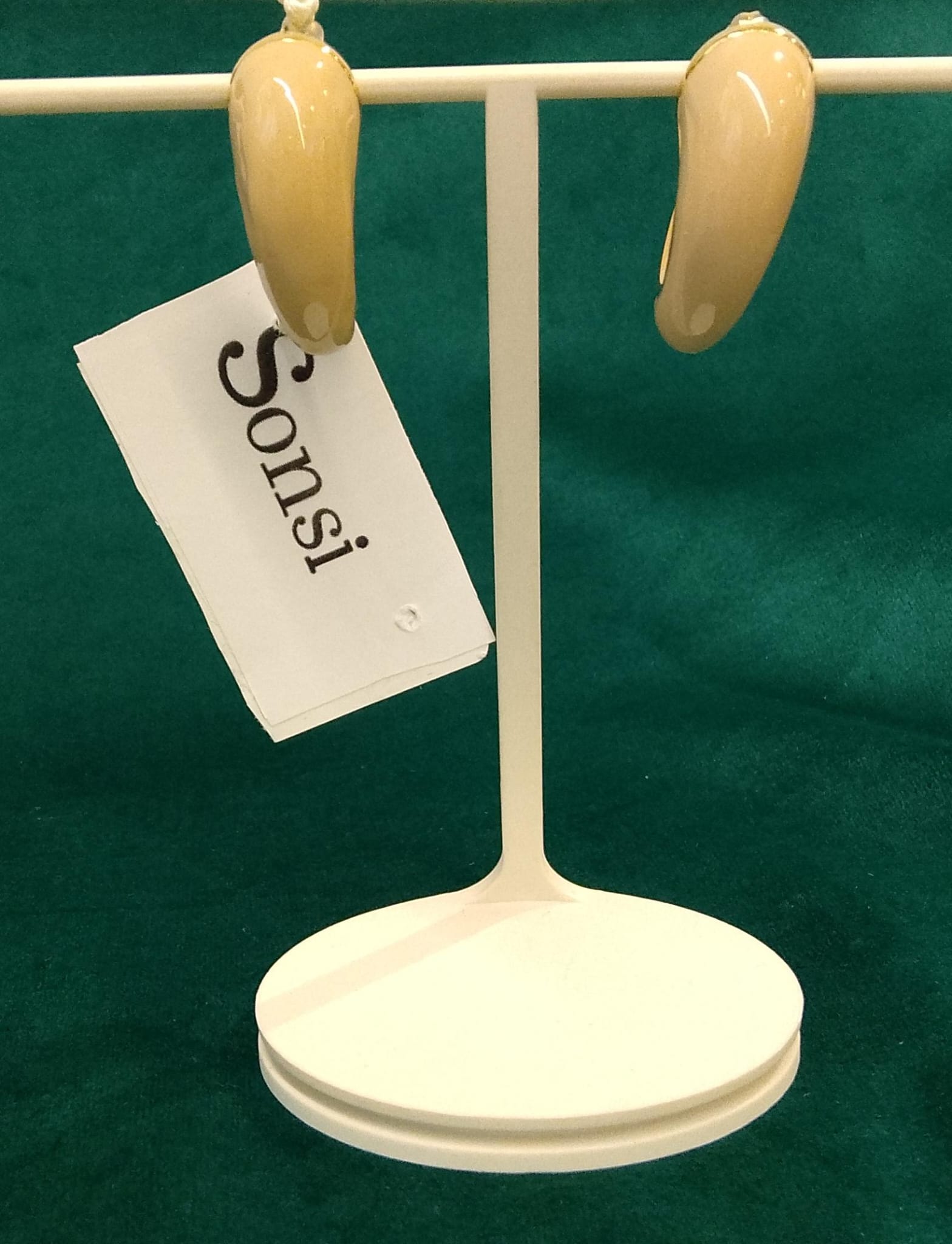 SONSI ORECCHINI LUNA BEIGE