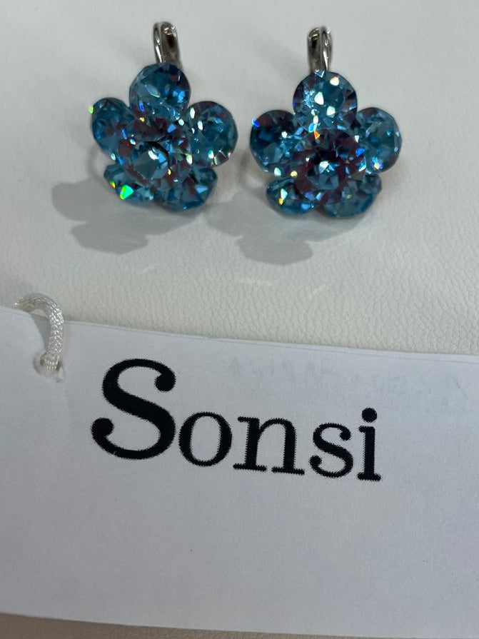 SONSI ORECCHINI ACQUAMARINA
