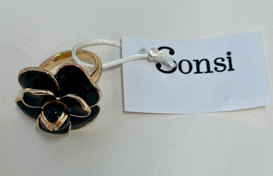 SONSI ANELLO ORO/NERO