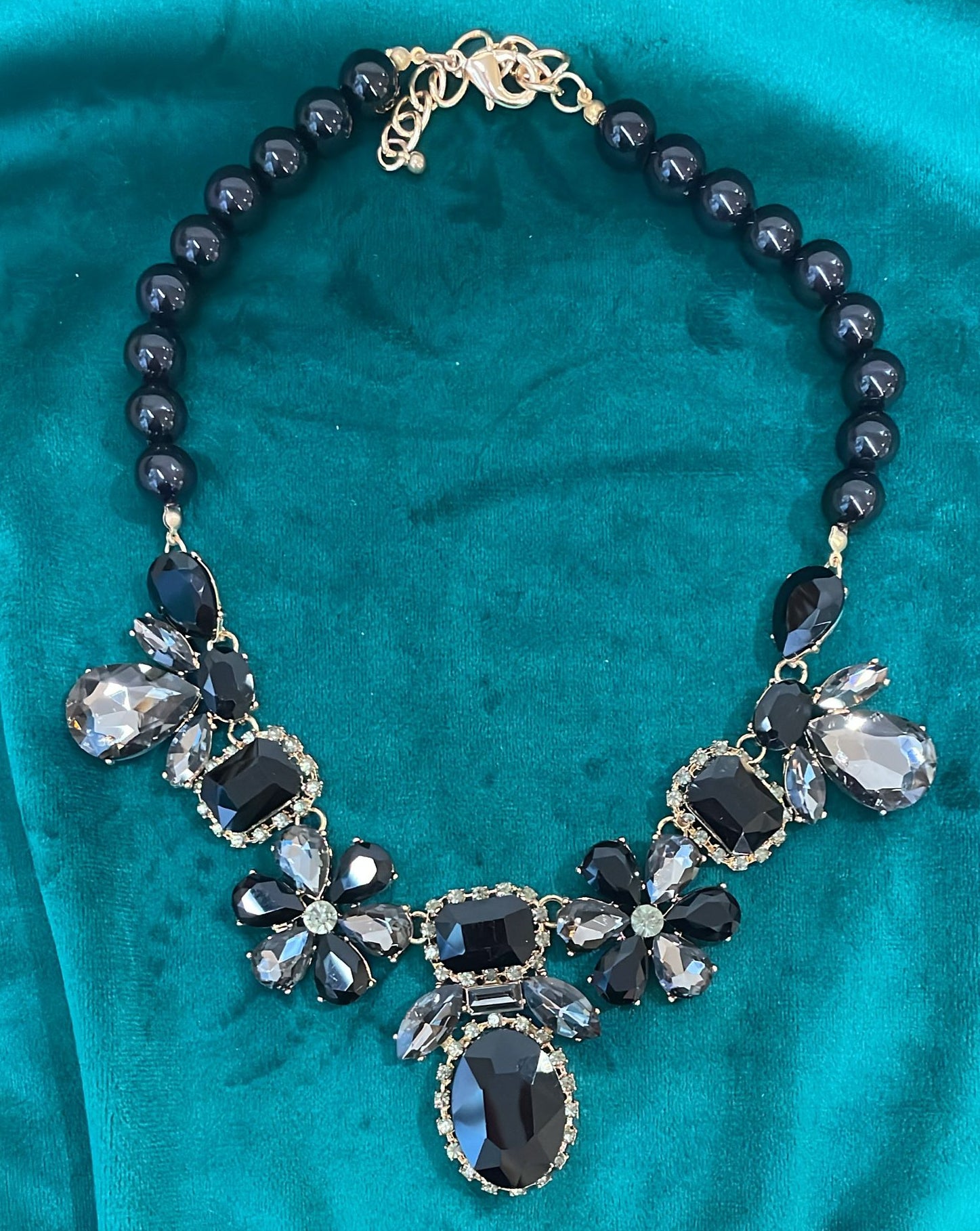 SONSI COLLANA PIETRE DURE NERO