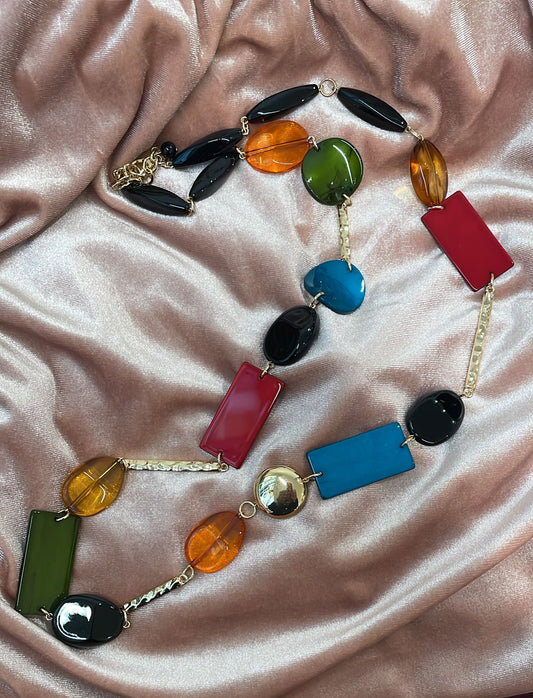 SONSI COLLANA LUNGA MULTICOLOR