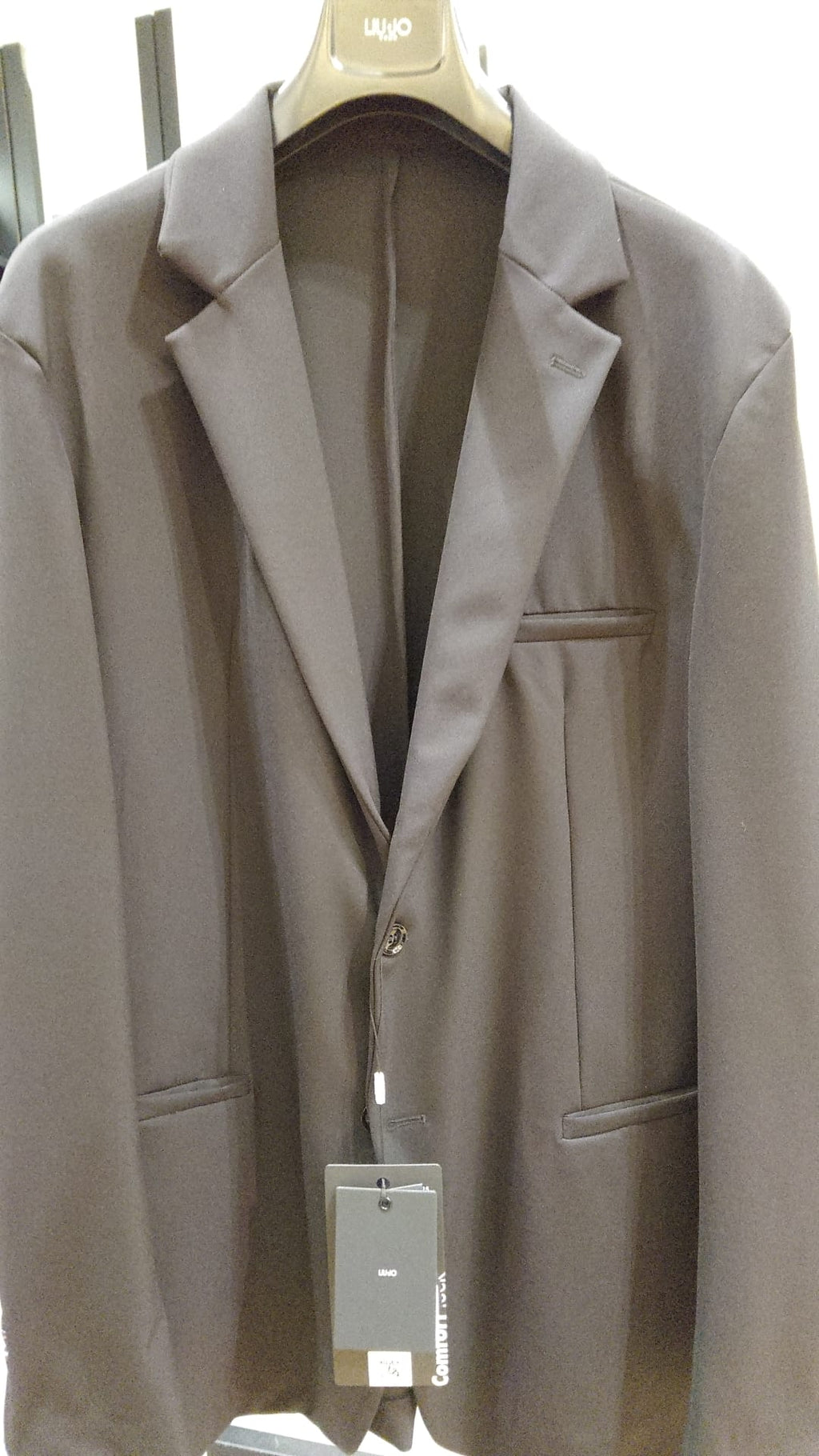 LIU-JO GIACCA MONOPETTO NERO