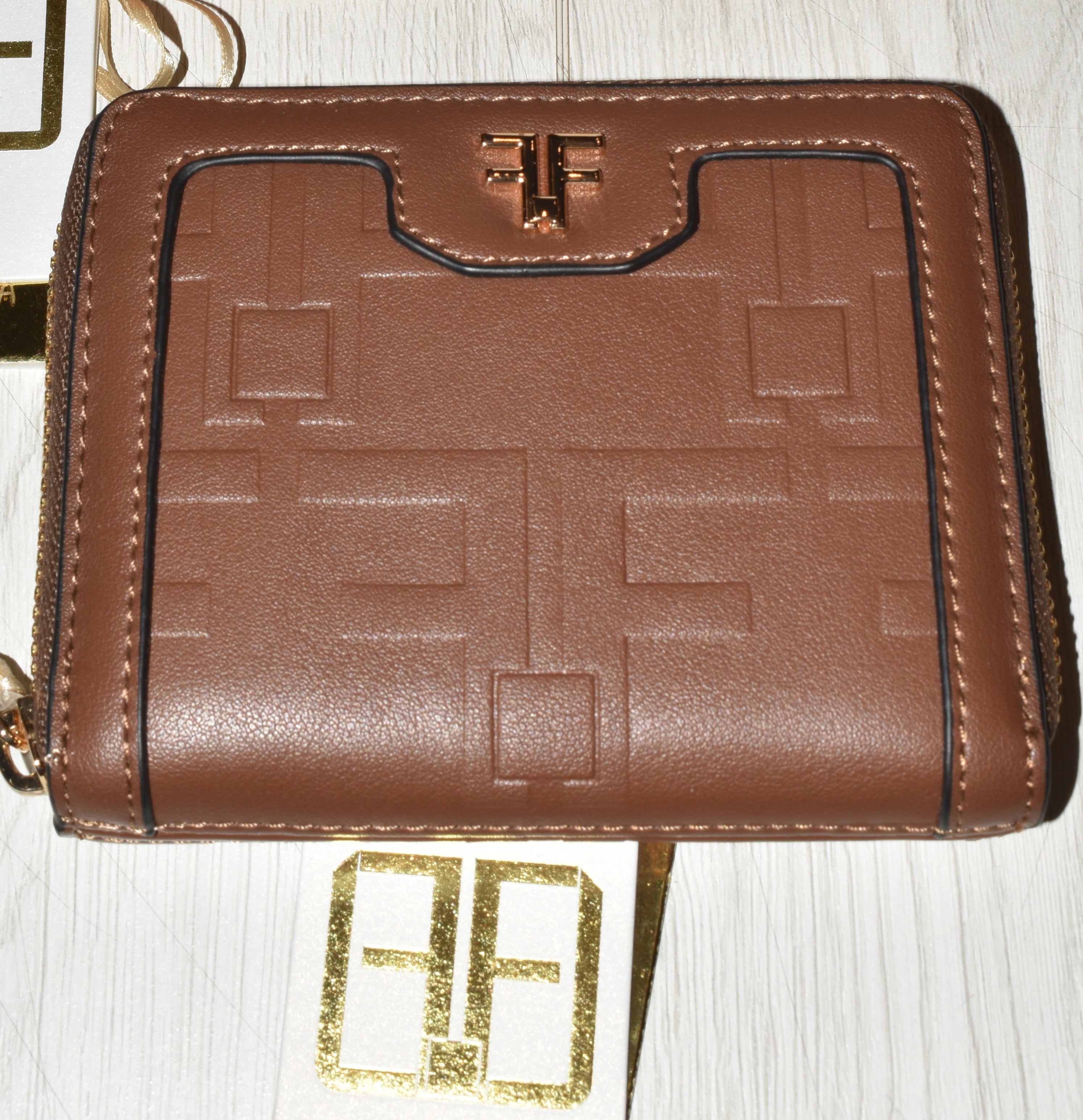 FRACOMINA PORTAFOGLIO SMALL ZIP CUOIO