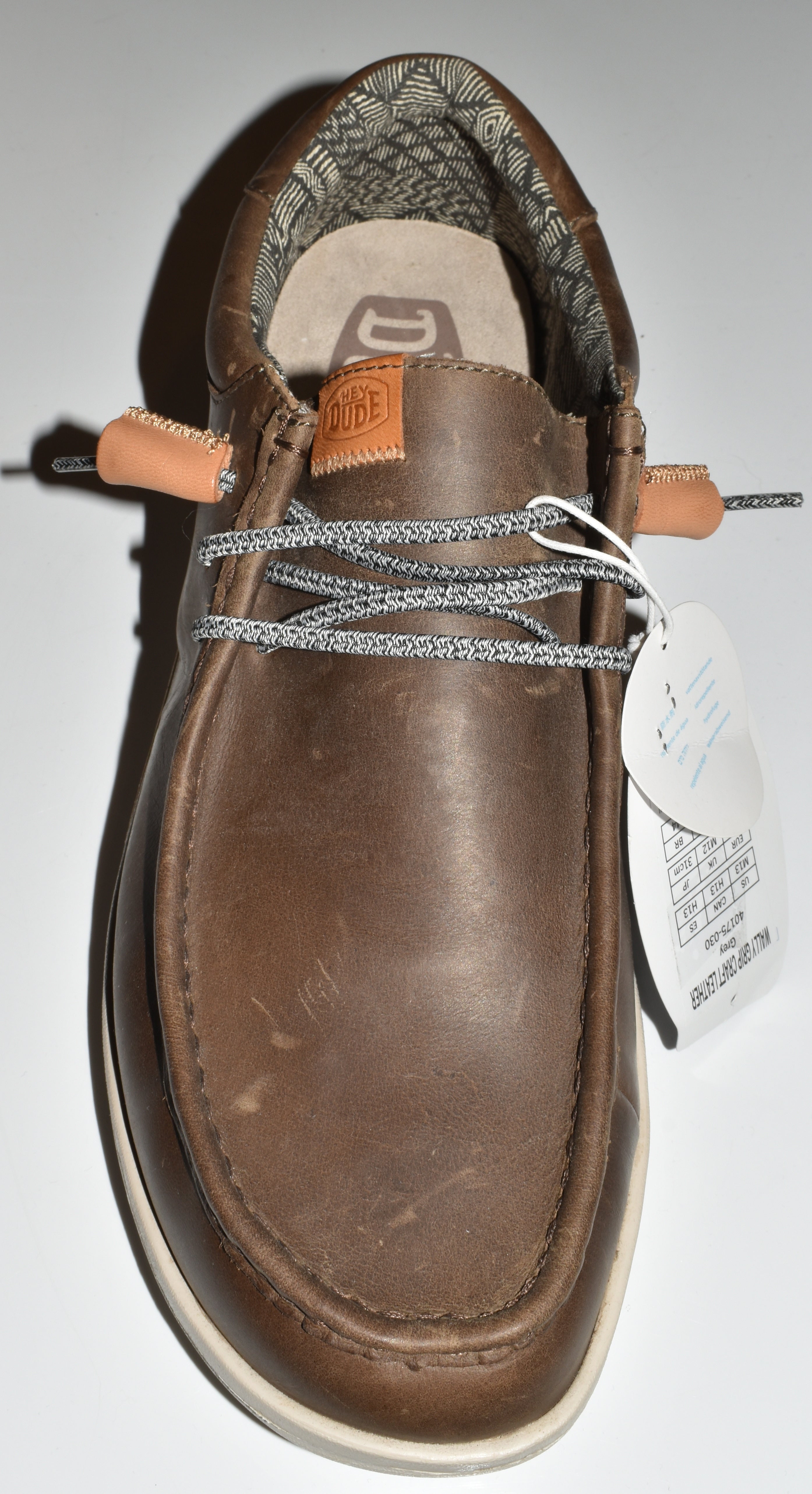 HEY DUDE MOCASSINO CUOIO