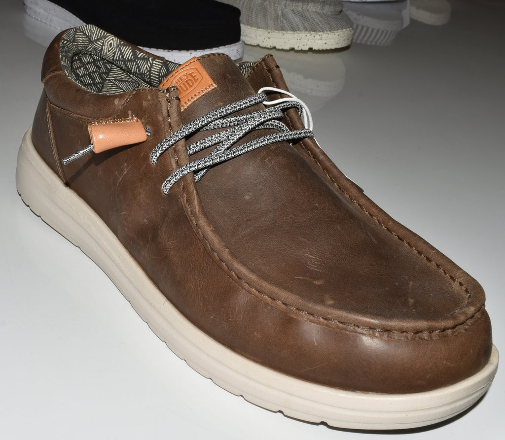 HEY DUDE MOCASSINO CUOIO