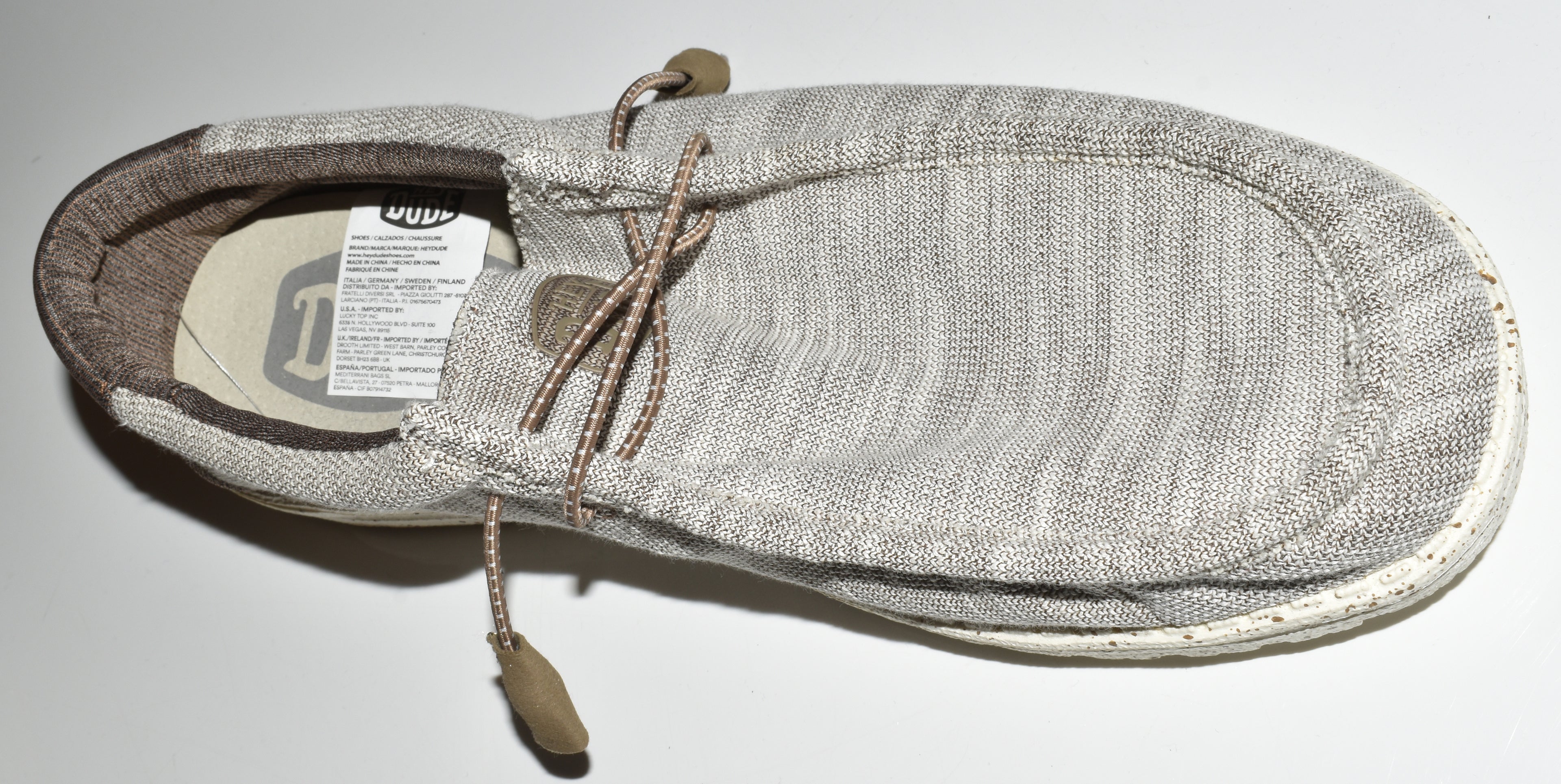 HEY DUDE MOCASSINO GRIGIO