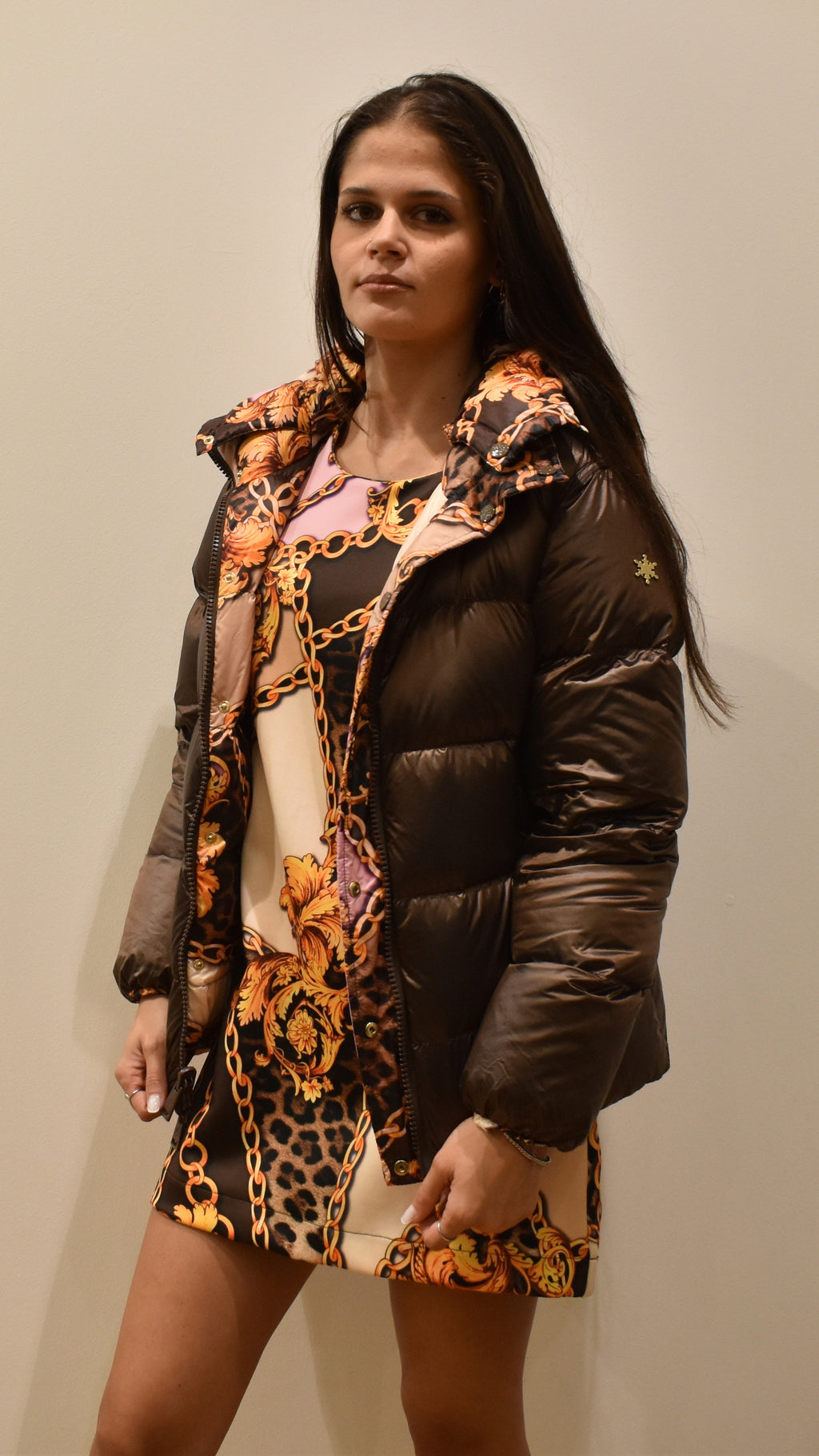 NOSECRETS PIUMINO MARRONE SCURO