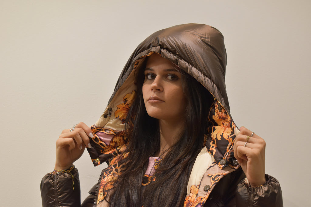 NOSECRETS PIUMINO MARRONE SCURO