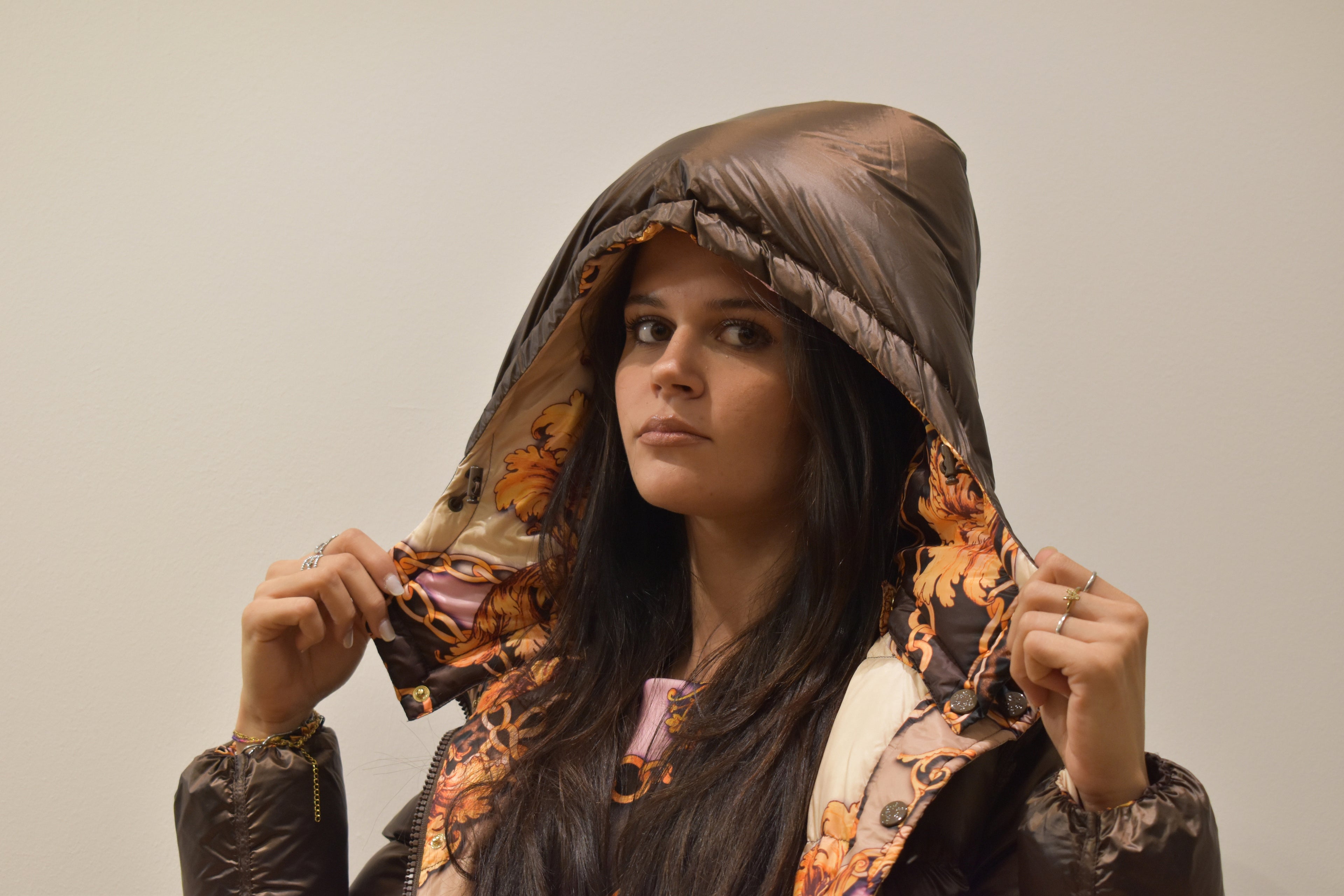 NOSECRETS PIUMINO MARRONE SCURO