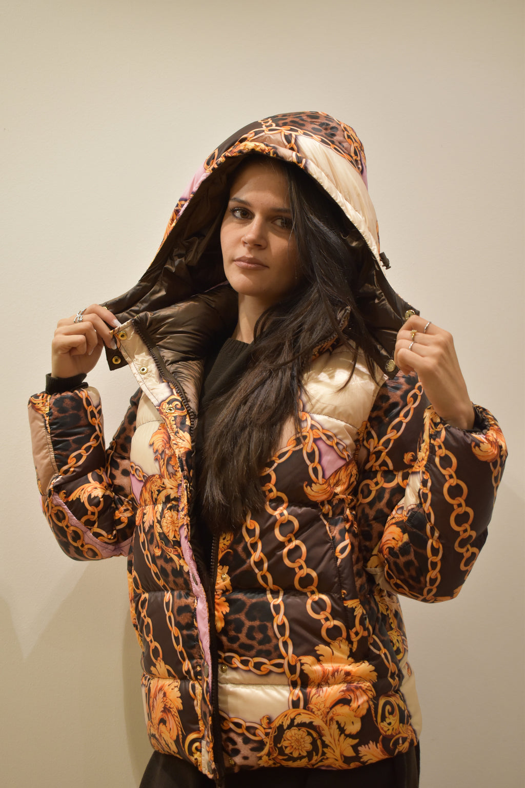 NOSECRETS PIUMINO MARRONE SCURO